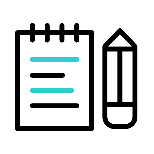 Animated notebook icon